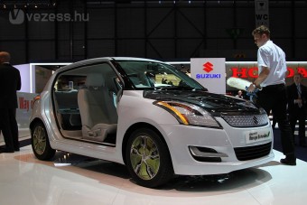 Fél-elektromos Swift és fenejó tanulmány a Suzukitól