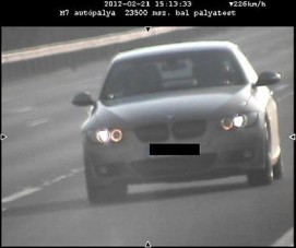 Lista február legdurvább gyorshajtóiról