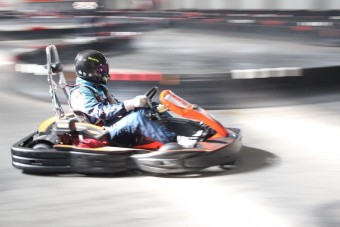 Gokartozás világsztárral