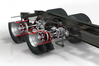 Könnyű tandemtengely a DAF-okhoz