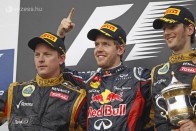 F1: Vettel nyert Räikkönenék előtt 52