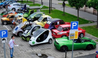 Alternatív járművek versenye Győrben