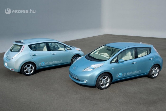 Négy villanyautót tervez a Nissan 6 | Vezess 2012 őszén bemutatkozik az erősebb motorral szerelt, nagyobb hatótávolságra képes Nissan LEAF
