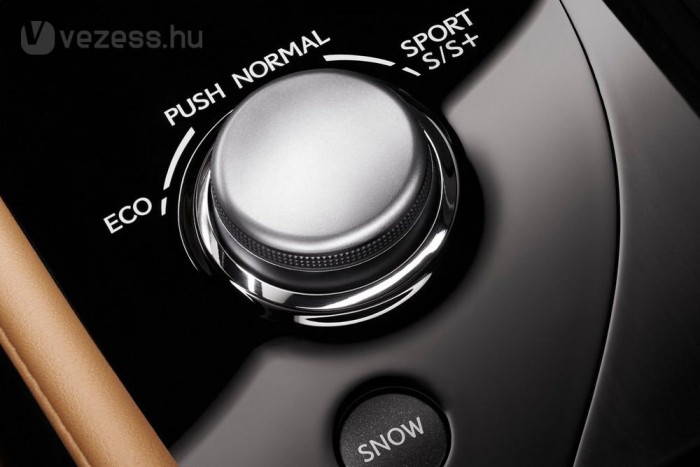 A drága benzin ellenszerei 15 | Vezess A képről lemaradt az EV gomb, amivel elektromos üzemre válthatunk pár kilométer erejéig
