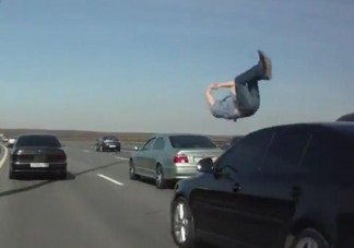 Meghökkentő gázolás autópályán