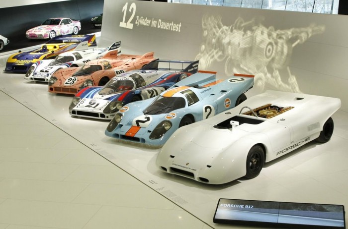 917-esek a Porsche múzeumában