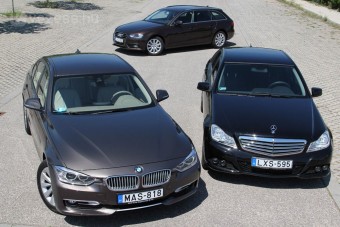 Összehasonlító teszt: Audi A4 - BMW 3-as - Mercedes C-osztály