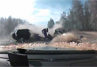 Mindenki túlélte a brutális balesetet