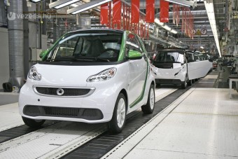 Széria-villanyautó a Mercedestől