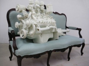 Pamlagon heverő autós művészet