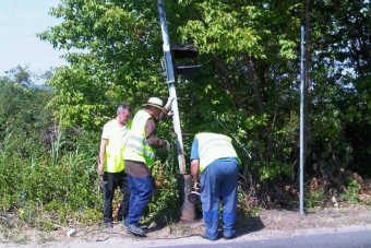 Kivágták a budaörsi fénysorompókat!