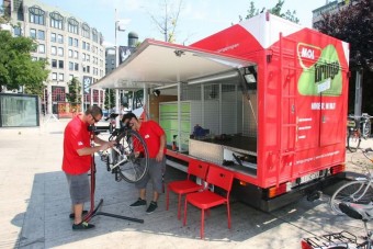 Kerékpárszerviz a Moltól