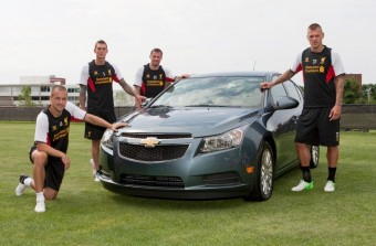 Újabb focisztárok Chevrolet-ben 