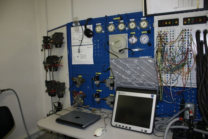 ABS-tesztpad a Knorr-Bremse budapesti kutatás-fejlesztési központjában