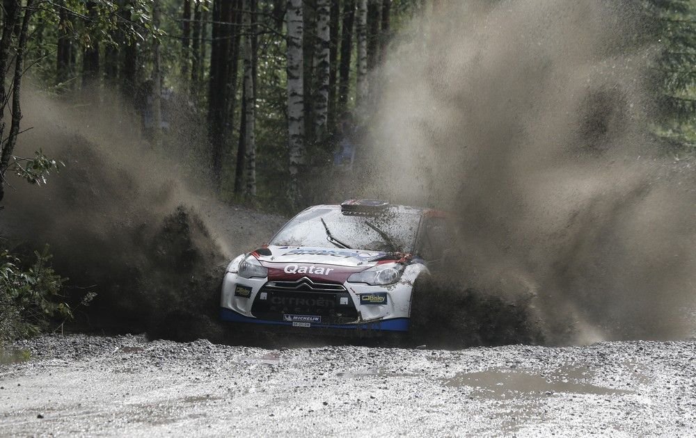 Loeb nyerte a Finn-rali időmérőjét 14