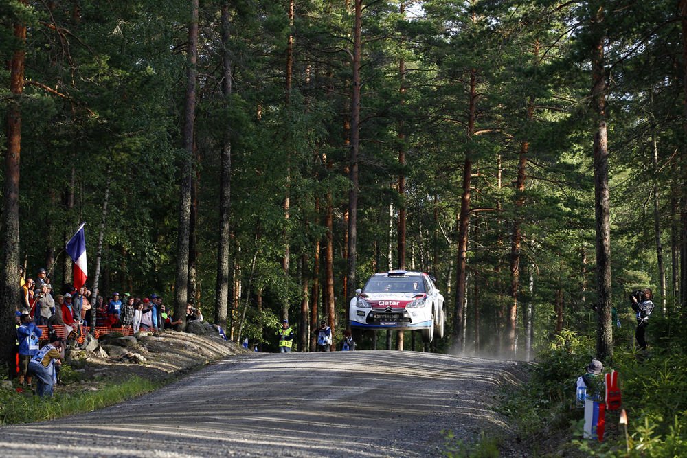 Loeb vezet a Finn-rali 1. napján 1