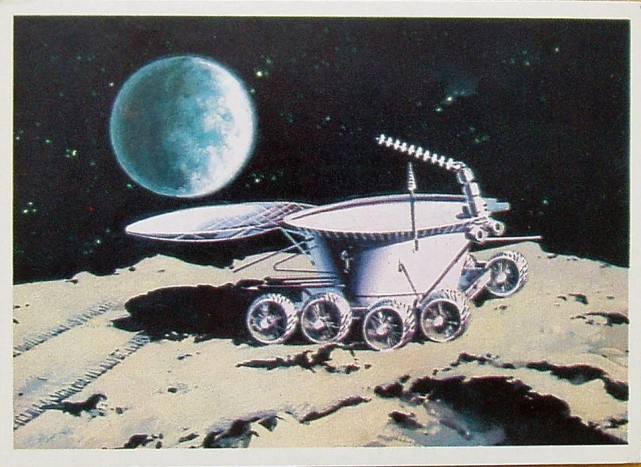 Lunohod, korabeli képeslapon