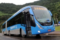 A Marcopolo Mercedes alvázas BRT autóbusza Brazíliában