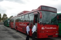 CNG-üzemű Ikarus C83 a bogotai Transmilenio számára