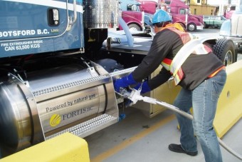 Egyre több gázüzemű kamion a tengerentúlon