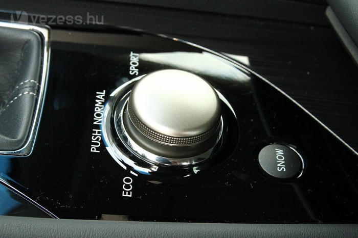 A forgógomb a sport és normál módok között enged váltani