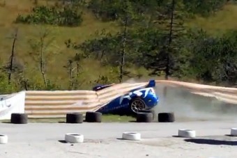 Kubica megint ralin bukott