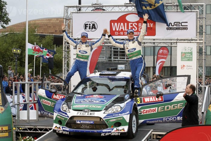Videón a Ford walesi győzelme 2 Videón a Ford walesi győzelme 2