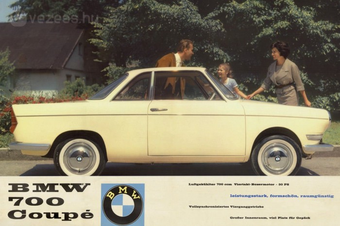 Video: ilyen a háromhengeres BMW 6 Egyhengeres BMW személyautó volt, a frizsiderajtós Isetta, kéthengeres is, a 600 illetve a képen látható 700. Háromhengeres BMW motorkerékpár akad bőven, de szériaautó még nem