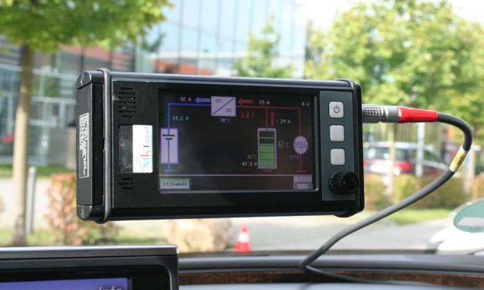 Audi future lab: így autózunk a jövőben 9 | Vezess A prototípus egyik mérőeszköze