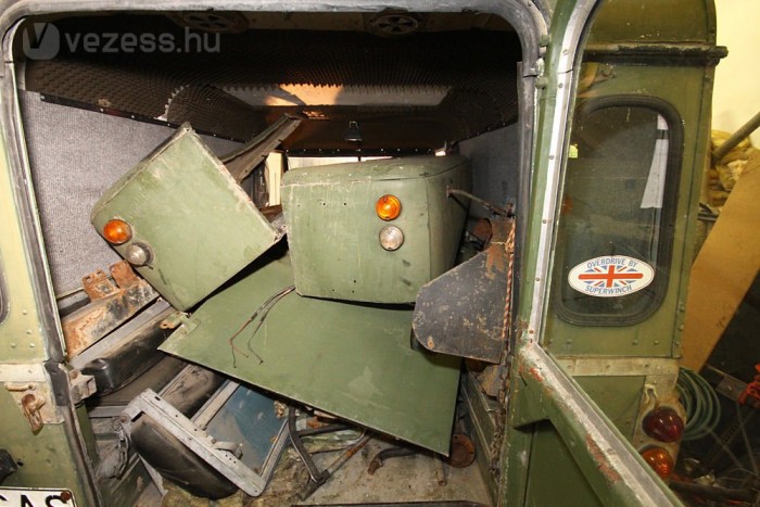 A sárvédők nem a rendeltetési helyükön vannak