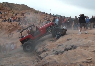 Részeg néző halálközeli kalandja egy terepversenyen