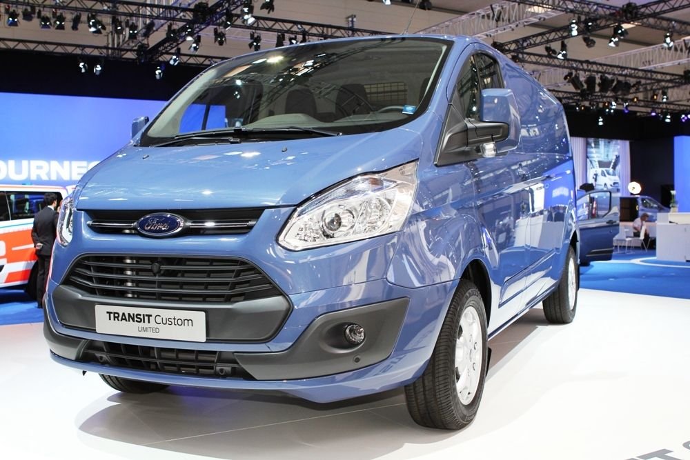 A Ford standja a később kitüntetett Transit Custommal nyitott