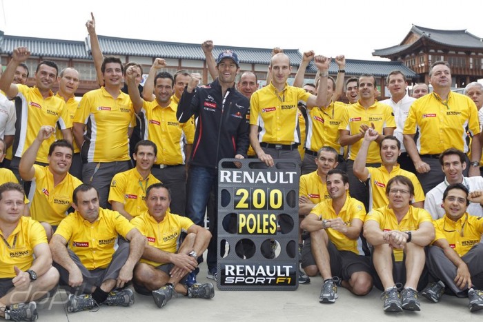 F1: Webber megfricskázta Vettelt, övé a pole 6