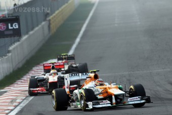 F1: Hülkenberg vigyorgott, mint egy győztes
