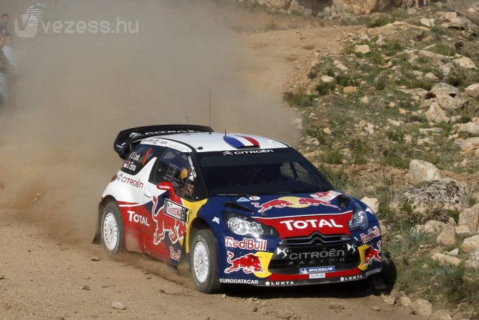 Sebastien Loeb kiesett Szardínián 2 Sebastien Loeb kiesett Szardínián 2