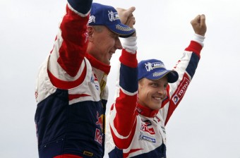 Videón Hirvonen első Citroënes győzelme