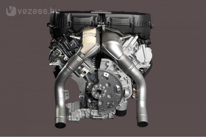 Mitől fogyaszt négy litert egy autó? 11 | Vezess Kimagasló profitrátájuk miatt megmaradnak a V12-es és a V8-as motorok. A képen a 4,4 literes, duplaturbós V8