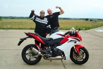 Vak motoros a Hungaroringen