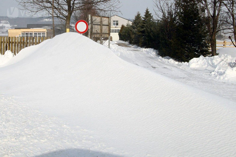 A hófúvás izgalmas formákat is kialakíthat