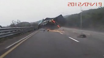 Félelemetes durrdefekt az autópályán