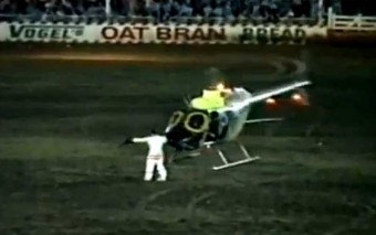 Életveszélyes helikopteres mutatvány