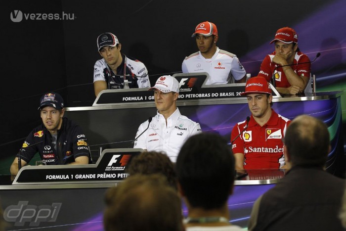 F1: A bajnoki esélyesek búcsúztatták Schumit