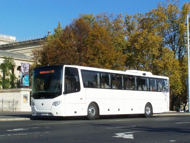A Scania OmniExpress-t tavaly áprilisban mutatták be