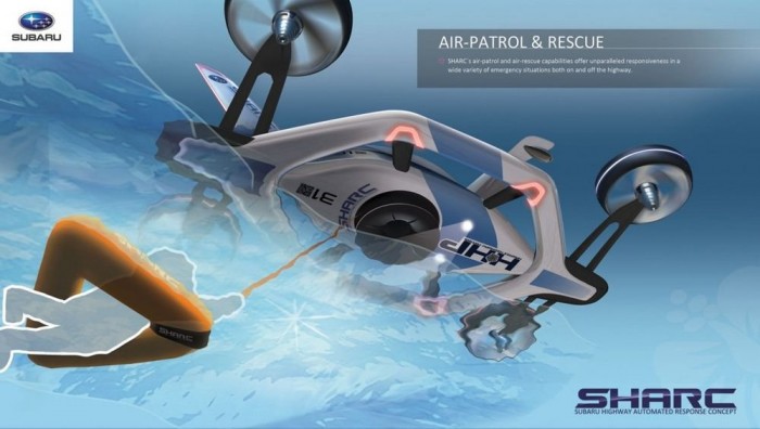 Subaru SHARC a jövő rendőrautója 7 | Vezess Subaru SHARC a jövő rendőrautója 7