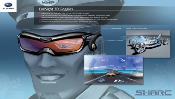 Subaru SHARC a jövő rendőrautója 6 | Vezess Subaru SHARC a jövő rendőrautója 6