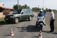 Ezen a tavalyi ellenőrzésen motorosrendőr szedte ki a forgalomból a gyorshajtókat