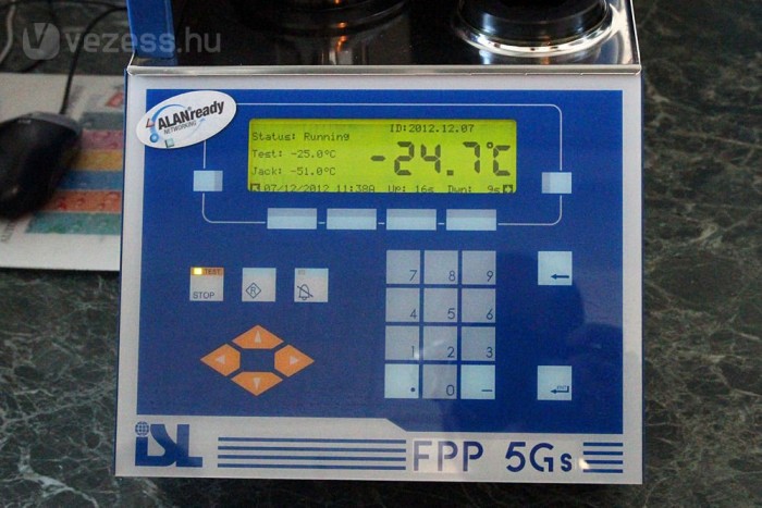 -25 fokon még baj nélkül átfolyik a szűrőn