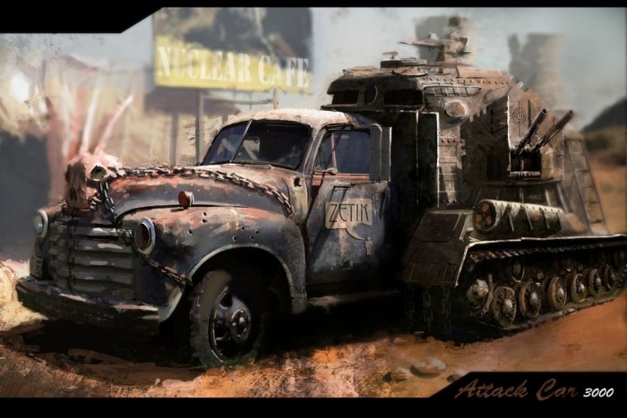 Hova löki vissza a világvége az autóipart? 8 | Vezess Egy művészi megnyilvánulás világvégeautó-témában