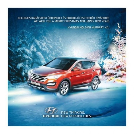 Karácsonyi üdvözlőlapok autós módra 16