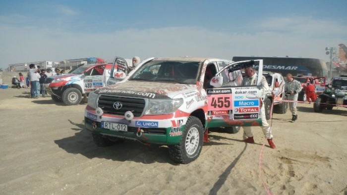 Célban a magyarok a Dakar nyitányán 8